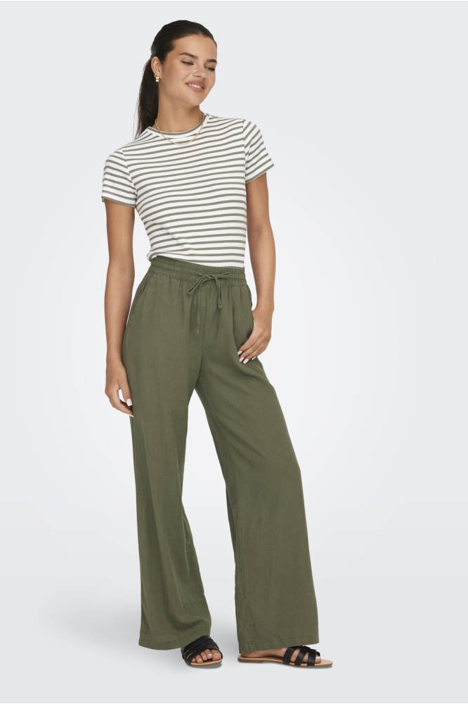 JDYSAY HW LINEN WIDE PANT WVN NOOS 15318361 Kalamata